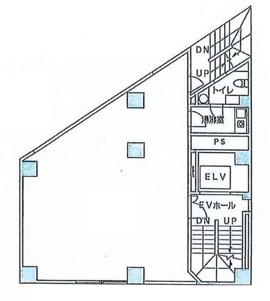 シオカワビル5F 間取り図