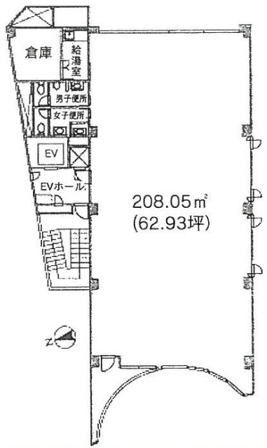 兼仲(かねなか)ビル4F 間取り図