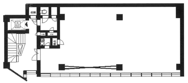 末広ビル1F 間取り図