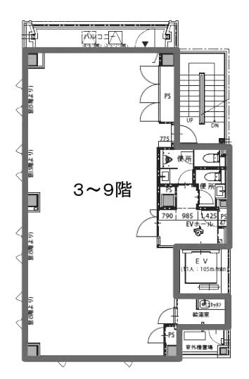 須田ビル3F 間取り図