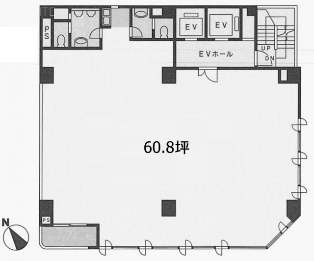 吉半八重洲通りビル3F 間取り図