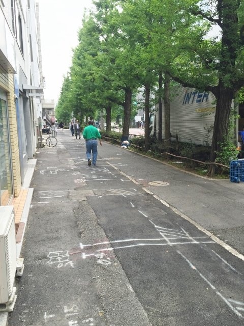 ワコー代々木ビル ビル周辺道路