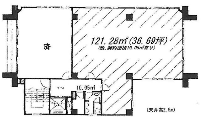 グランタウンビルB1F 間取り図