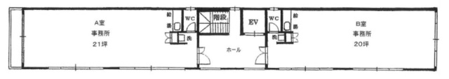 飯田ビルB 間取り図