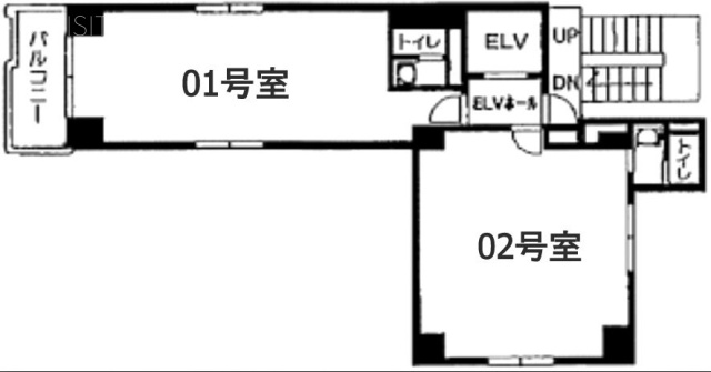 栄第2ビル202 間取り図