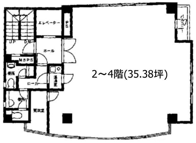 第二大盛丸平河町ビル3F 間取り図