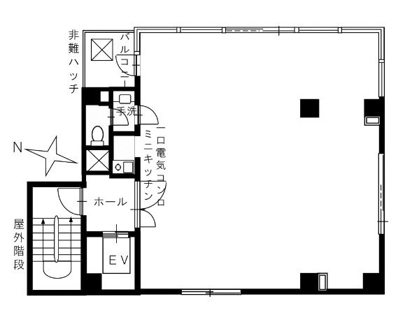 石井ビル3F 間取り図