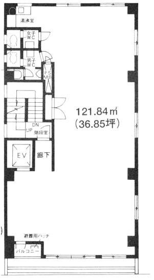 山田ビル2F 間取り図