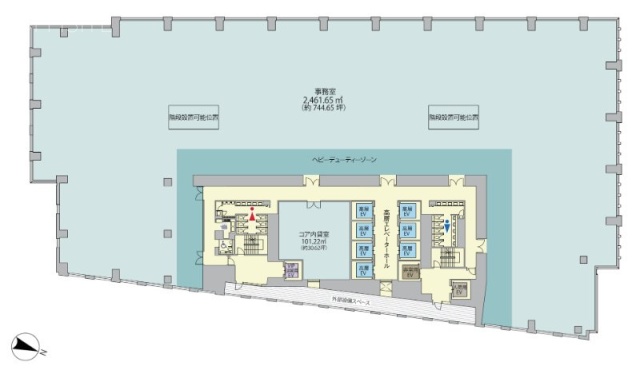 九段会館テラスN区画 間取り図