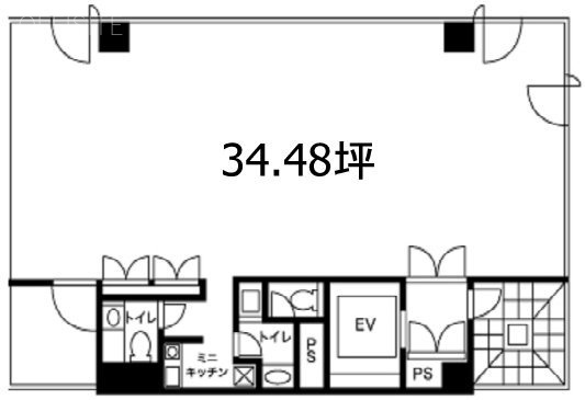 UFビル54F 間取り図