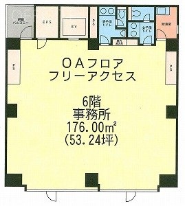 西新宿ダイヤモンドビル8F 間取り図