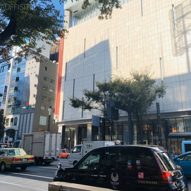 (仮)銀座五丁目貸店舗 ビル前面道路