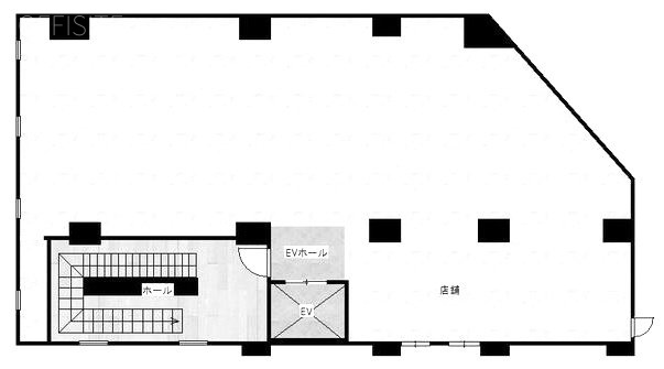 津田沼コーポビル3F 間取り図