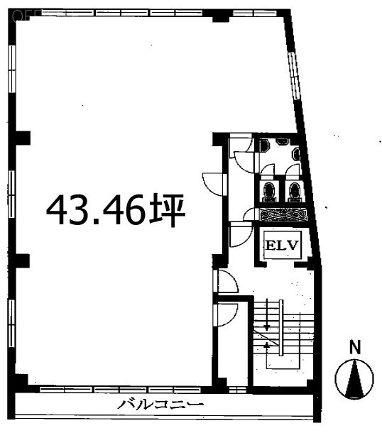 大内ビル3F 間取り図