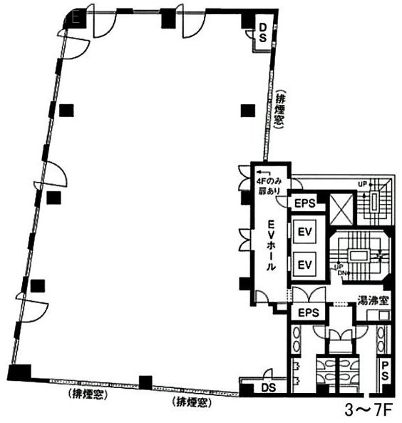 ライジングスクエア後楽園4F 間取り図