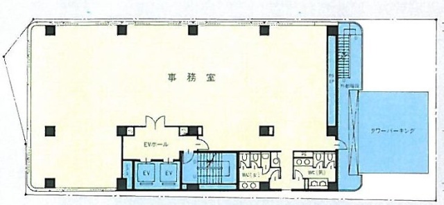 瀬木ビル5F 間取り図