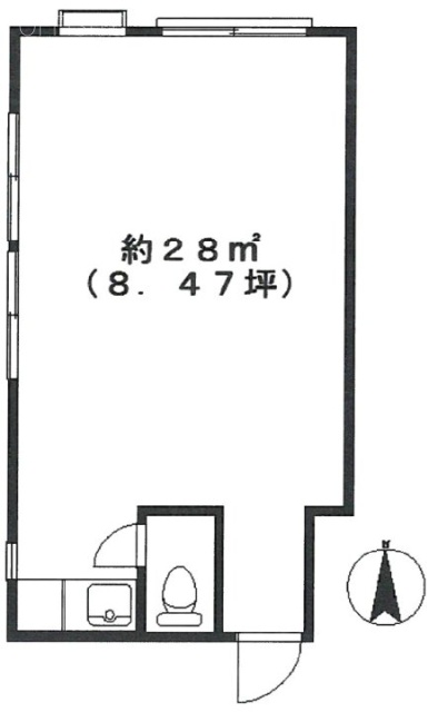 山中ビル3F 間取り図
