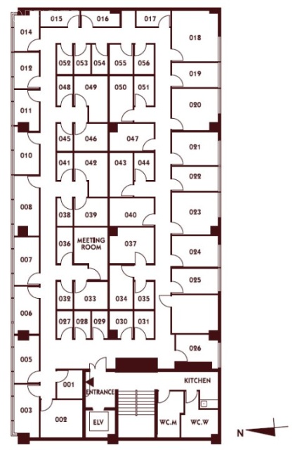 新東陽ビル(ハローオフィス東陽町)8 間取り図