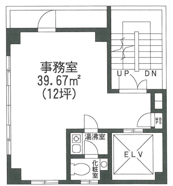 第19岡崎ビル7F 間取り図