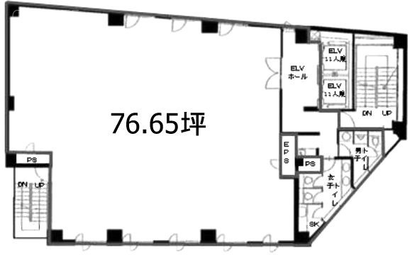 ラウンドクロス秋葉原9F 間取り図