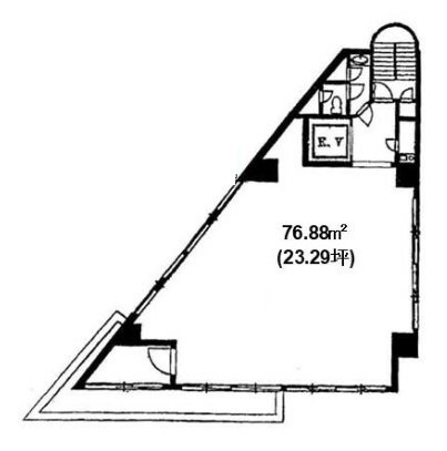 福山ビル8F 間取り図