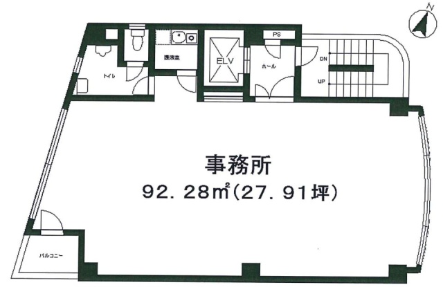 第二長澤ビル5F 間取り図