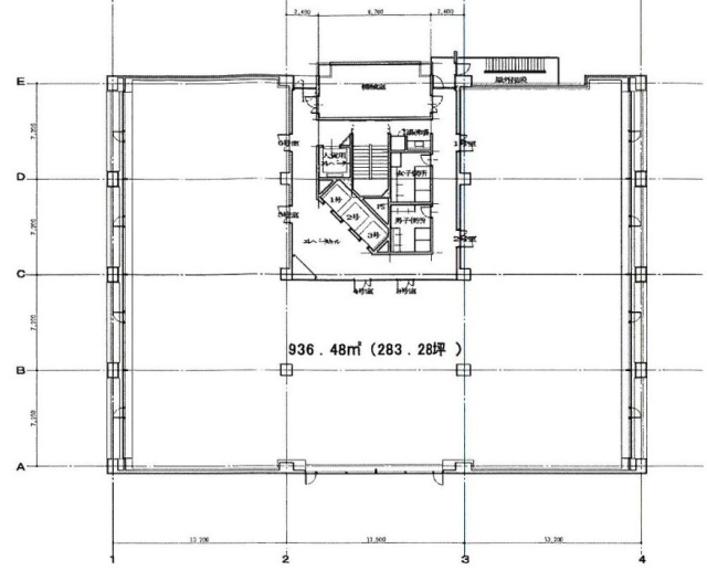 三田日東ダイビル4F 間取り図