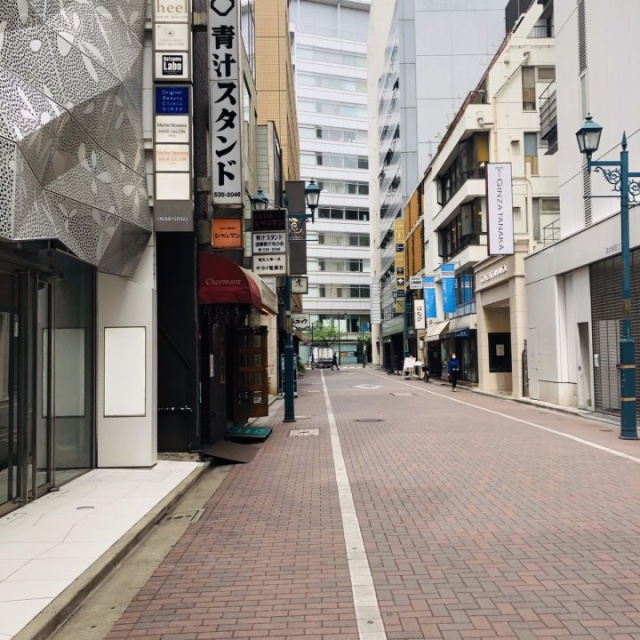 第2上一ビル ビル前面道路 銀座ガス灯通り