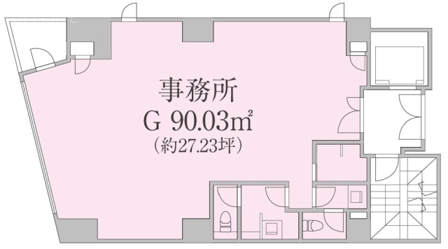 SNS東日本橋ビル2F 間取り図