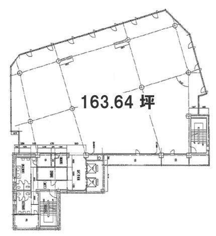 HS大江橋ビル7F 間取り図