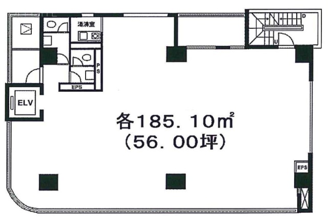 VCT(ビクト)ビル5F 間取り図