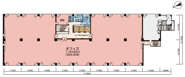 TOKYU REIT虎ノ門ビル4F 間取り図