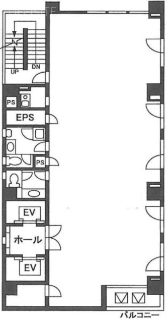 日本橋DOLL3ビルB1F 間取り図