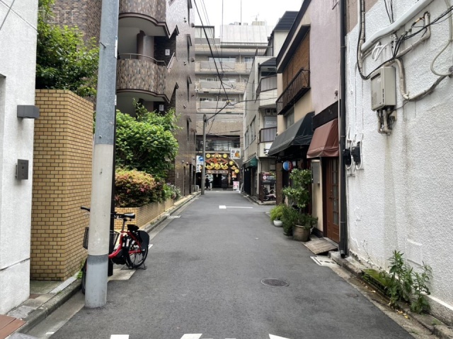 朝日神保町プラザ　前面道路