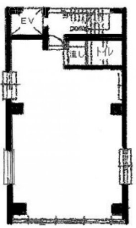 川崎パークⅢビル9F 間取り図