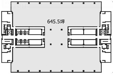 日本橋三井タワー1201 間取り図