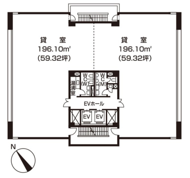 上野駅前第一生命ビル3F 間取り図