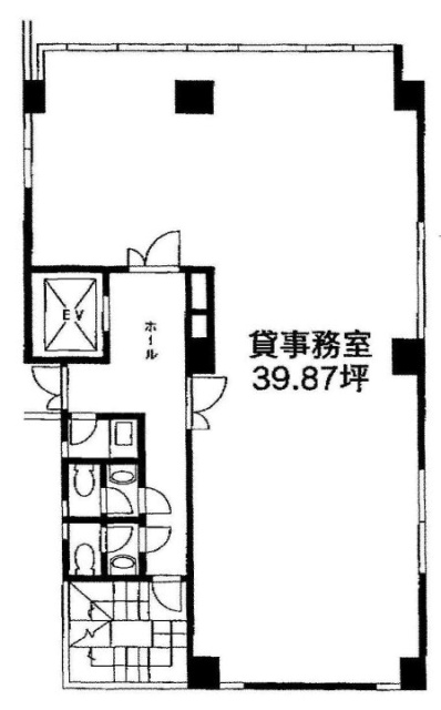竹中ツインビルB棟1F 間取り図