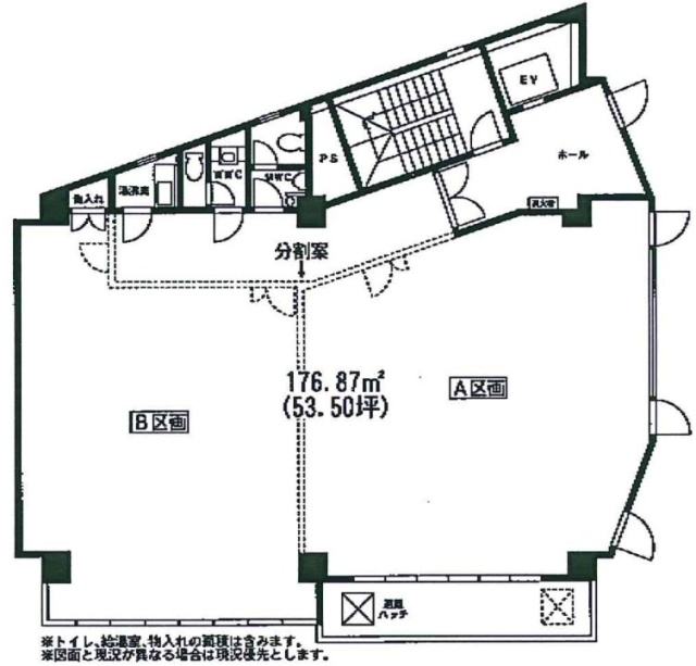 京王駅前ビル4F 間取り図