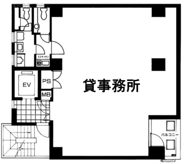 HKパークビルⅢ2F 間取り図