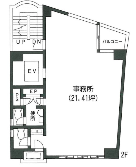 武居西新宿ビル6F 間取り図