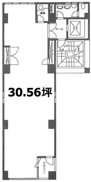 山崎須田町ビル6F 間取り図