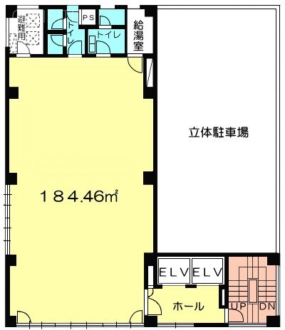 ヨコハマパーク(カサハラ)ビル9F 間取り図