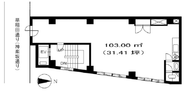 第2松下ビル3F 間取り図