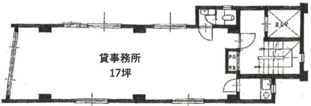 保科ビル新館1F 間取り図