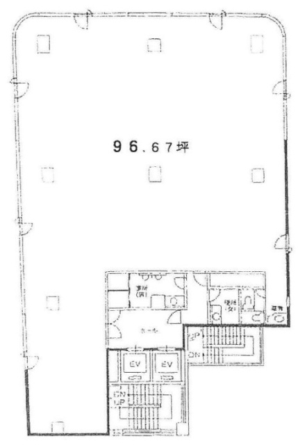 アマイ第1ビル5F 間取り図
