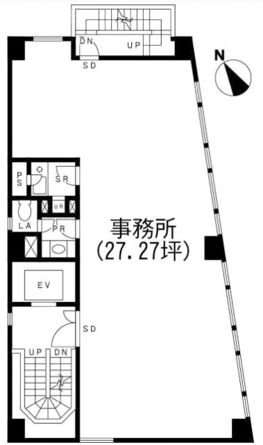 田口ビル7F 間取り図