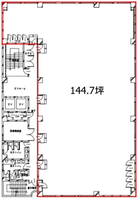 稲村ビル3F 間取り図