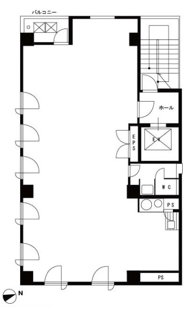 OK司ビル6F 間取り図