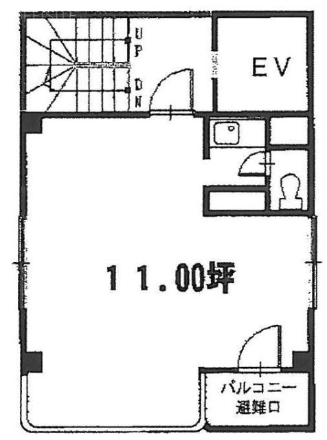 ハウス白山ビル7F 間取り図